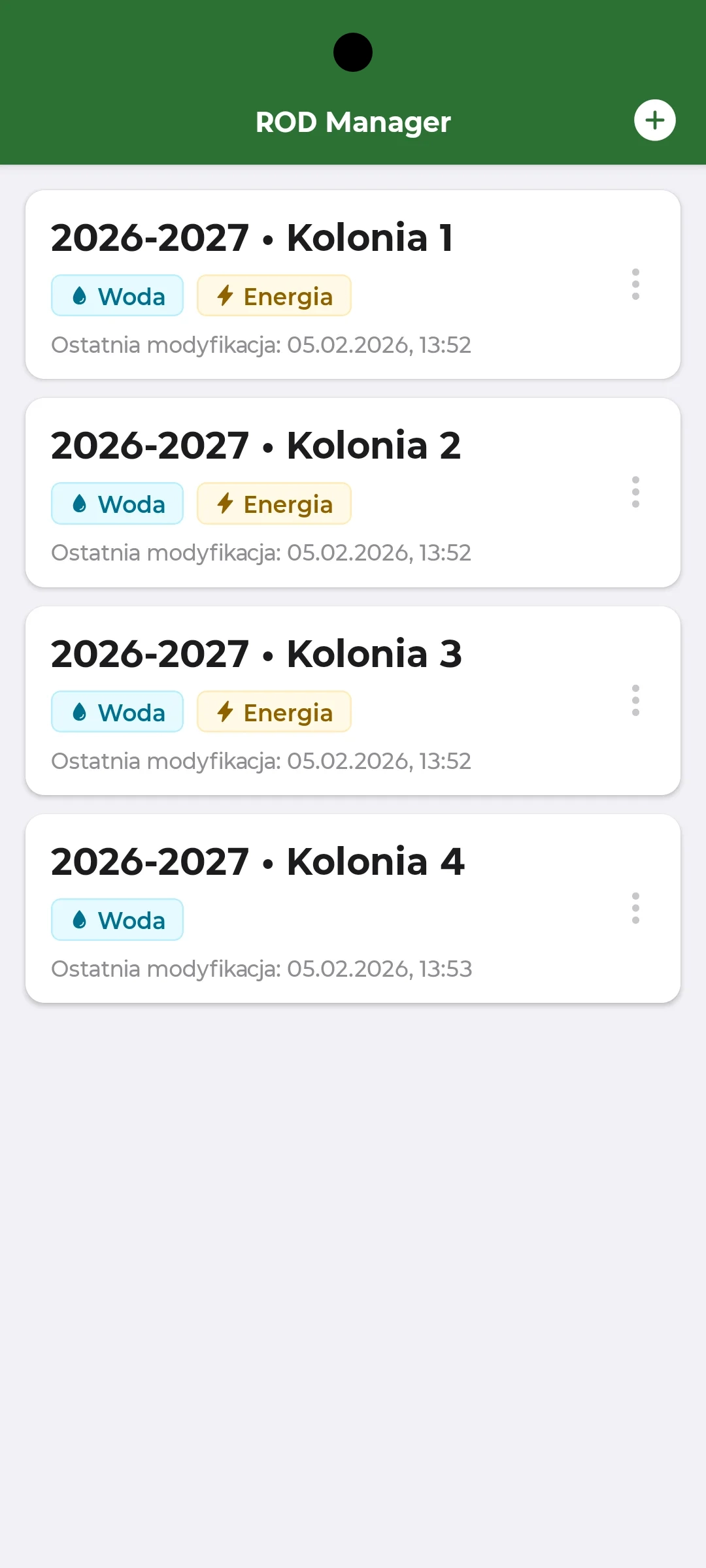 ROD Manager - aplikacja mobilna na Androida